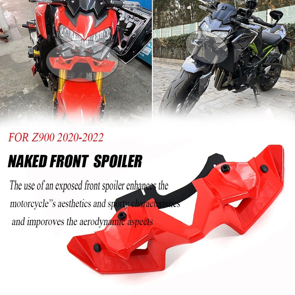 for Kawasaki Z 900 2020-2022 motorcycle carbon fiber naked front spoiler fairing