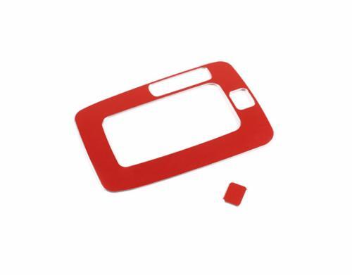 Red Aluminum Central Console Gear Shift Panel Trim for Ford Ranger 2015-2022