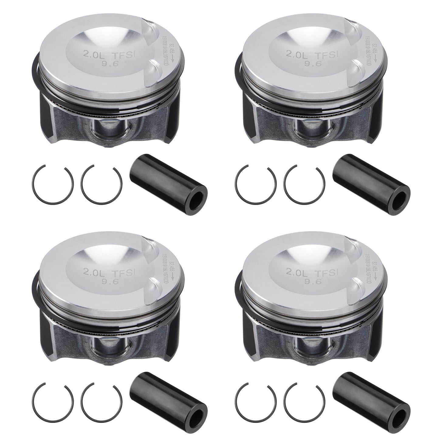 06H107065DM OE Upgraded Piston Set ¦µ23mm for VW for Tiguan for AUDI A4 Q5