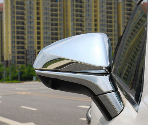 for Lexus RX NX 2015-2021 Chrome Side Wing Mirror Cover Rear View Exterior Trim