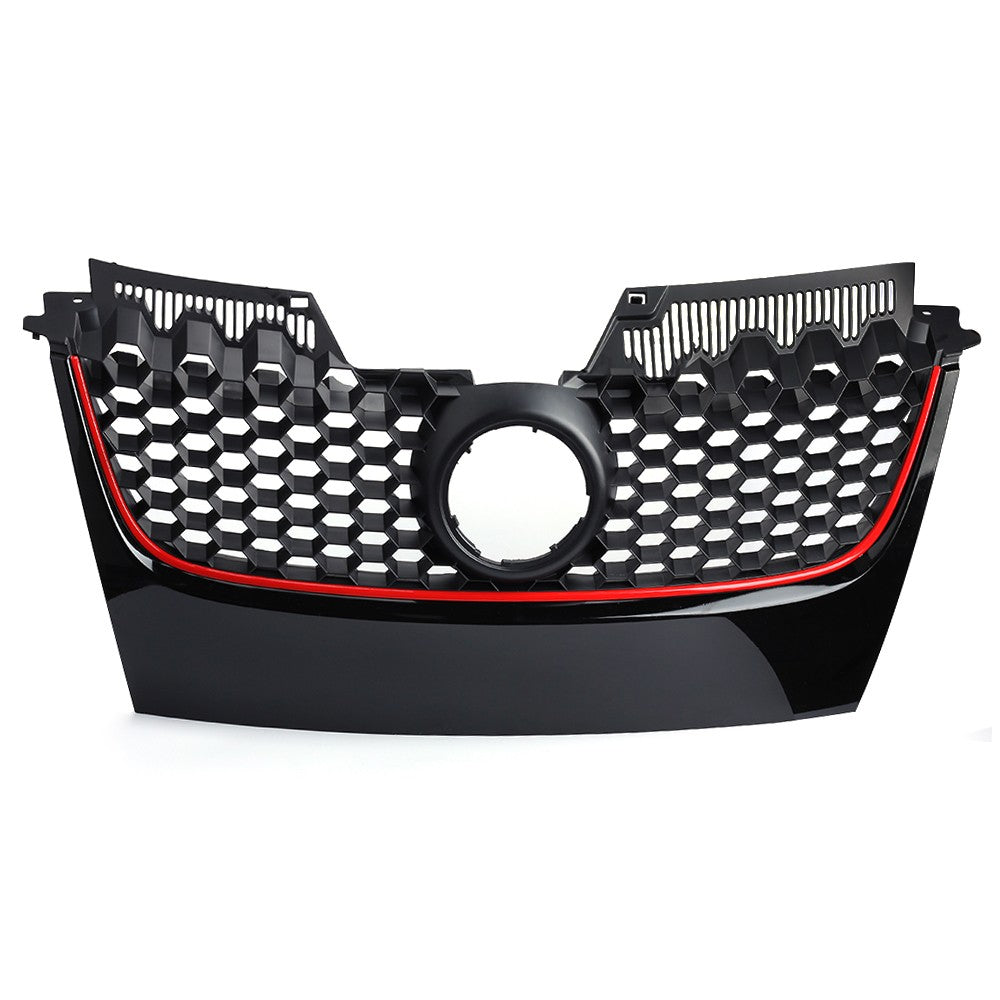 Front Honeycomb Grille Fog Light Grill Cover for VW for Golf for Jetta MK5 GTI GLI 06-09