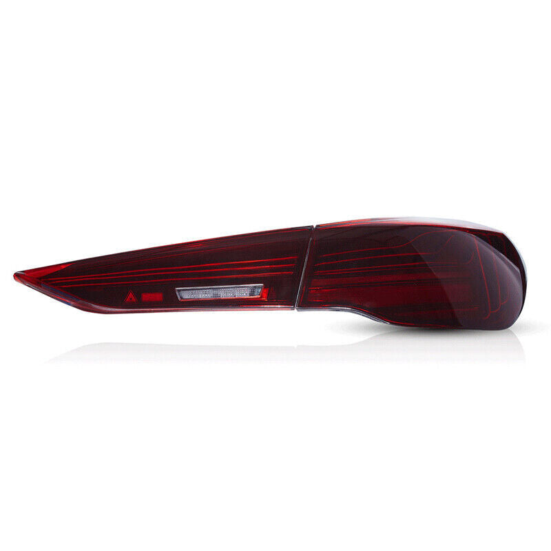 2-piece VLAND LED taillights for BMW 4 Series 2020+ G22 G23 G26 G82 M4 CSL Red Lens