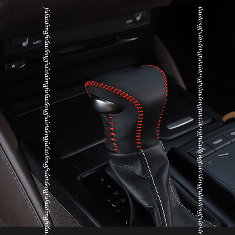 for Lexus ES350/300H/250 2019-2022 Leather DIY Hand-stitched Gear Shift Knob Cap