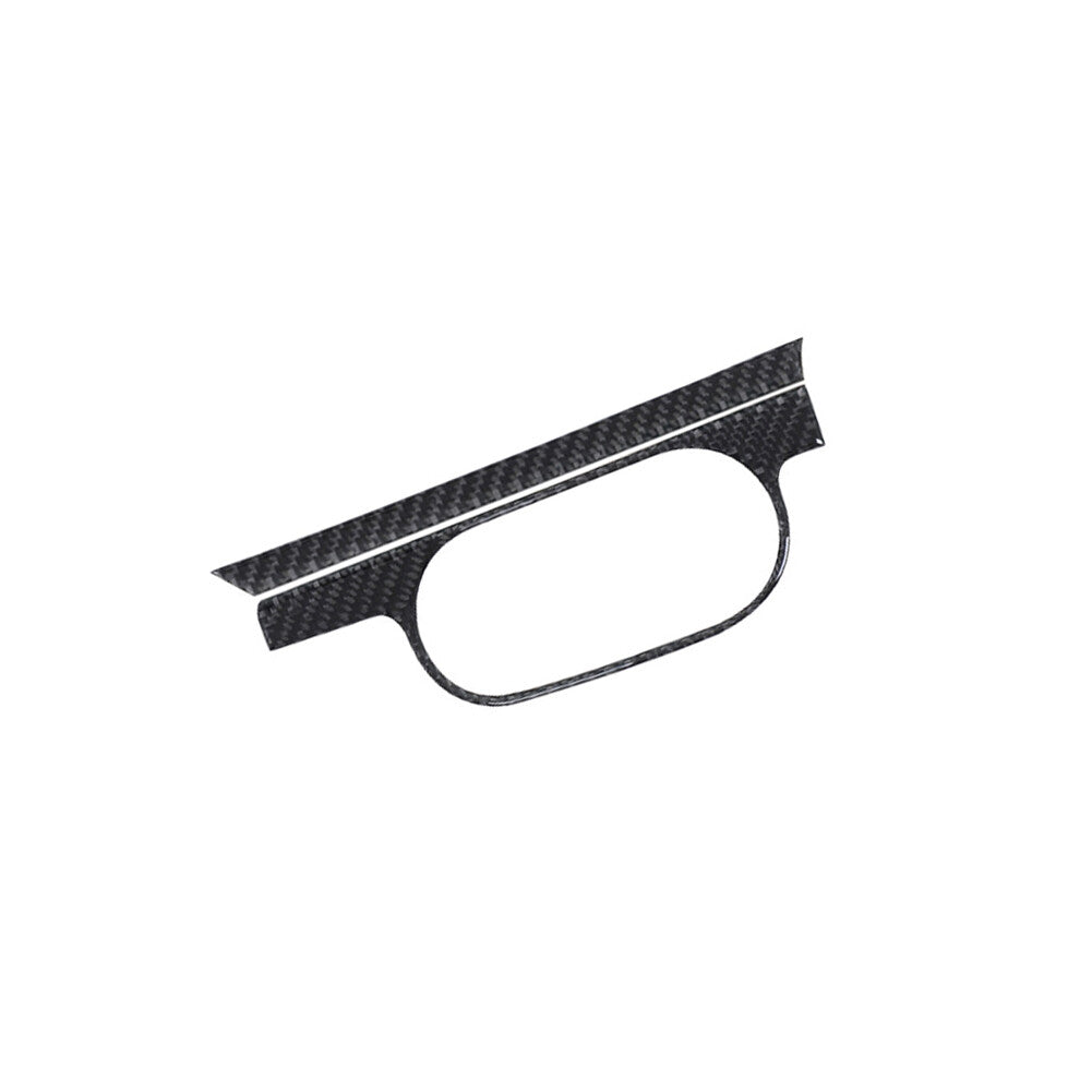2Pcs Carbon Fiber Lighting Control Frame Cover Trim for Porsche 718 2016-2022