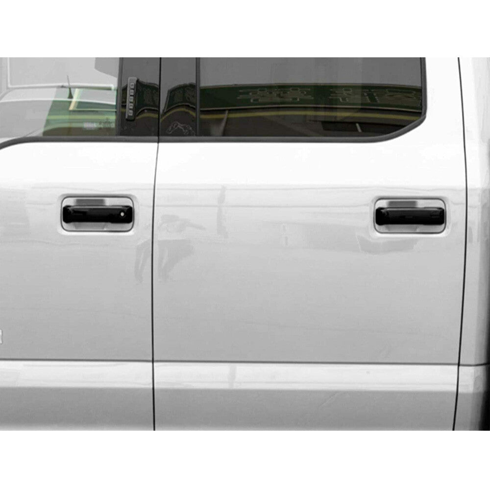 Gloss Black Door Handle Covers For 2015-2020 for Ford F250 F350 F450 F550 Super Duty