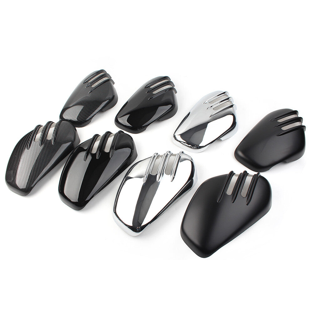 Chrome Side Panel Battery Cover Cap Left +Right for Bobber Speedmaster 1200