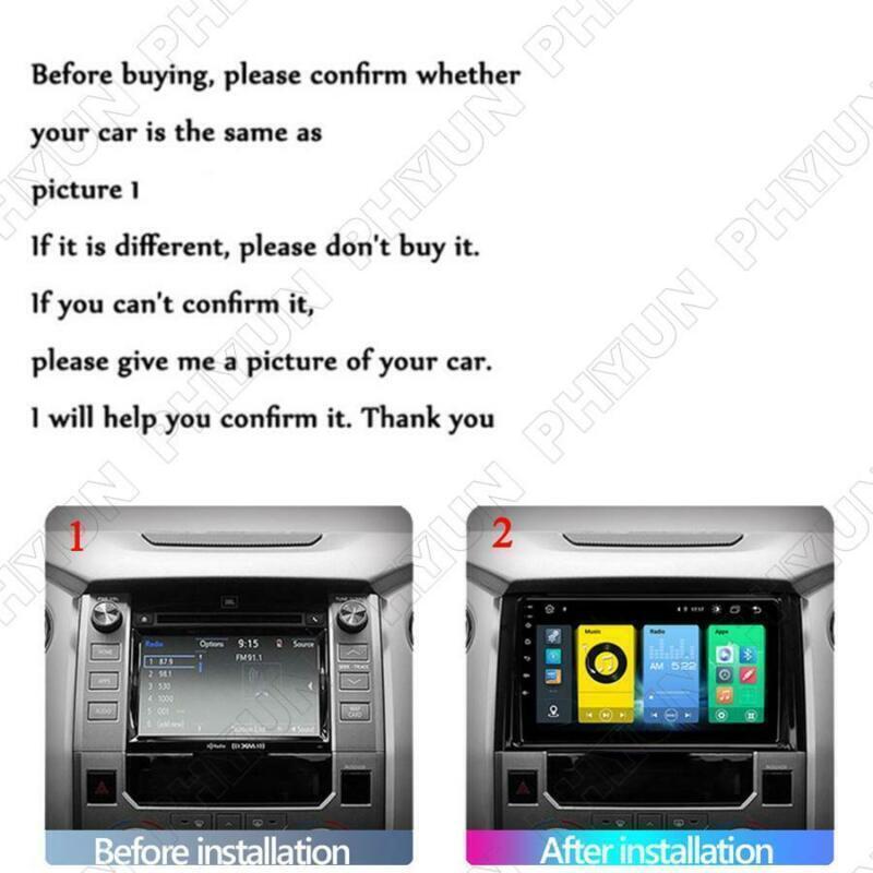 For 2014-2020 for Toyota Tundra Stereo Radio WiFi GPS Navigation Android 10.1 2+32GB