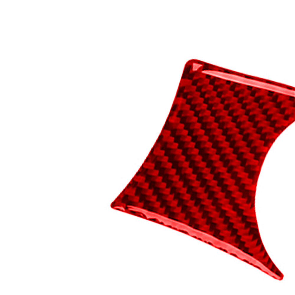 Red Carbon Fiber Start Panel Cover Trim for Mercedes Benz M-class W164 2006-2011