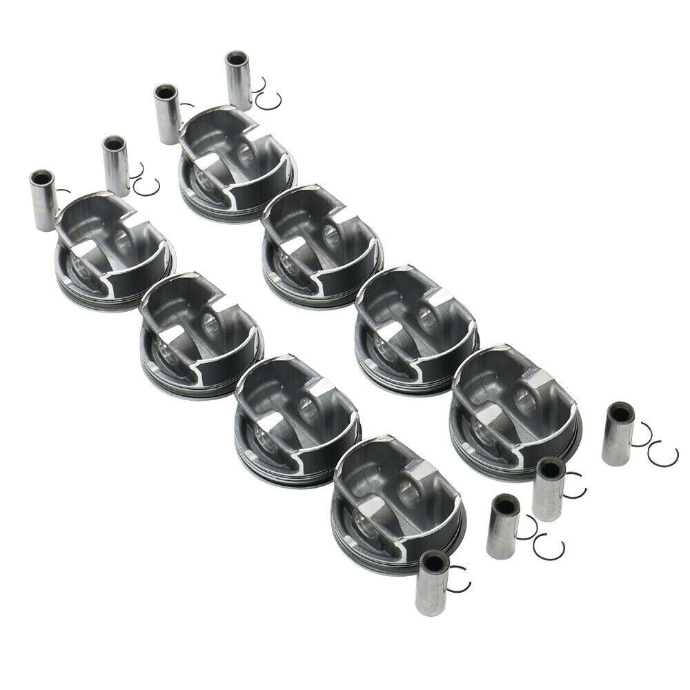 8Pcs Pistons Rings Kit 11257543324 for BMW 550i 650i 2005-2010 E60 E61 E63 E64