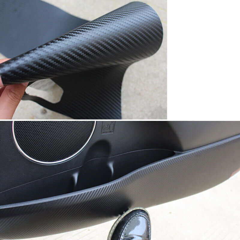 for Kia Forte K3 2014-2018 Carbon Fiber Leather Inner Door Protection Sticker 4X
