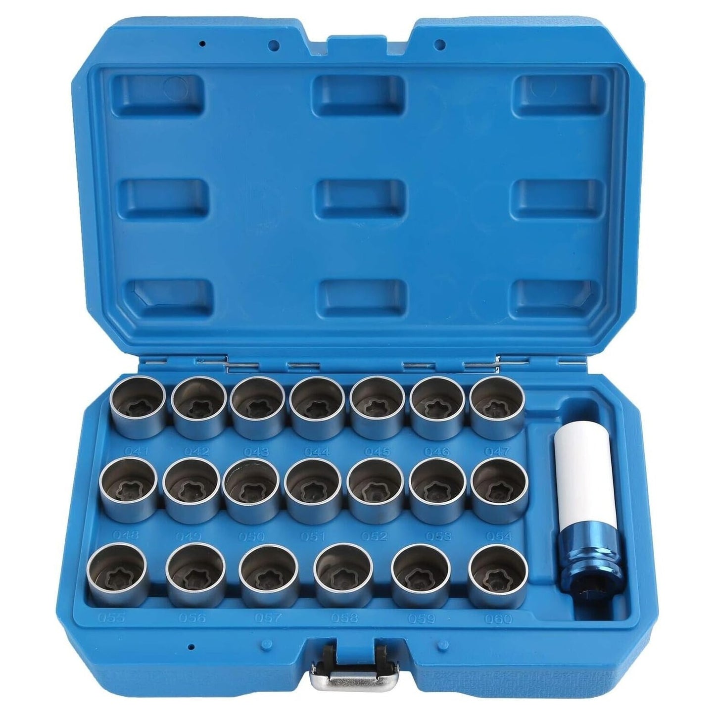 Master Lock Wheel Lug Nut Stud Key Set Removal Locking Socket Kit for BMW 21 Pieces