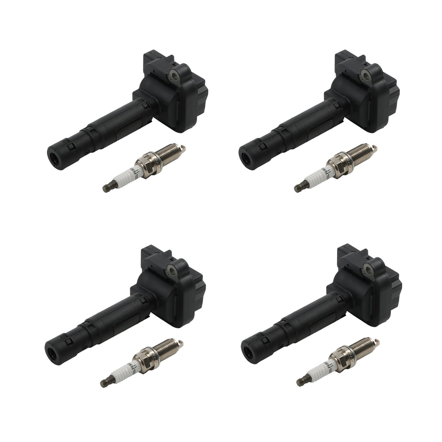 4X Ignition Coils 4X Spark Plugs for Mercedes-Benz C230 Kompressor UF555