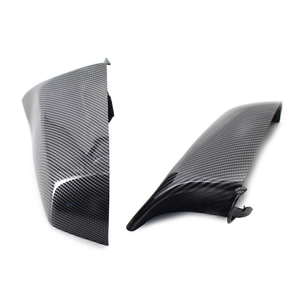 Fit for BMW 5 Series F10 E60 F01 F02 E63 2x Carbon Fiber Rear View Mirror Cover Trim