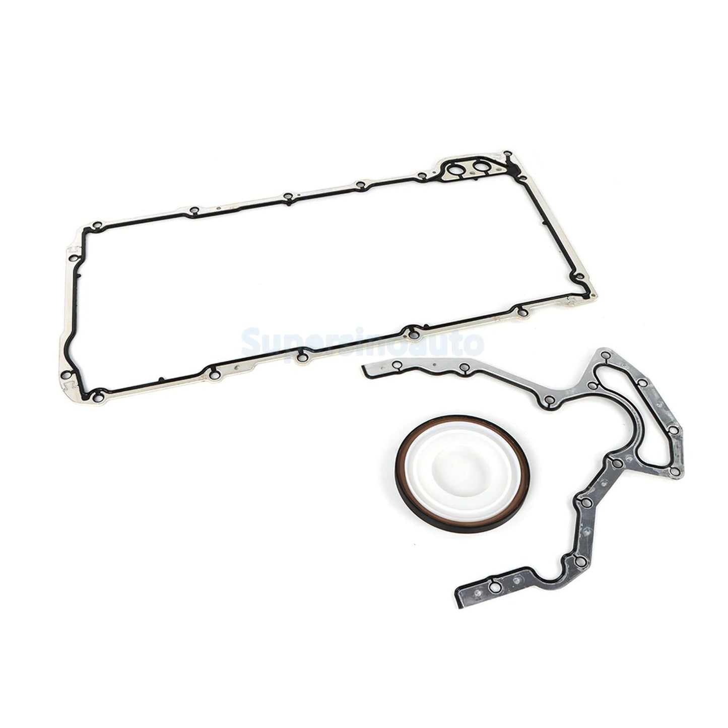 Engine Rear Main Seal Oil Pan Gasket for Chevrolet for GMC 4.8 5.3 6.0 6.2L V8 OHV