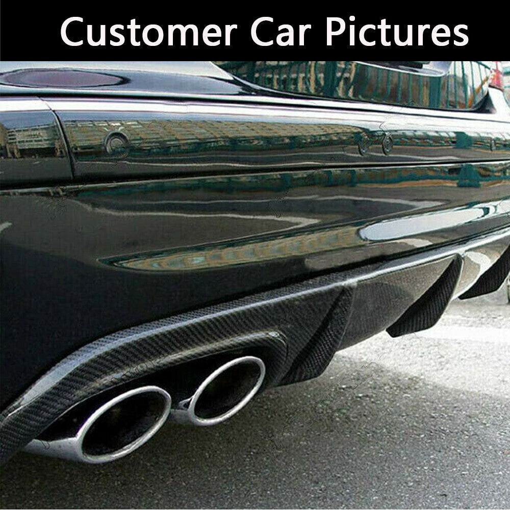 Fits for Benz W211 E55 AMG 2002-2006 Rear Bumper Diffuser Lip Spoiler REAL CARBON