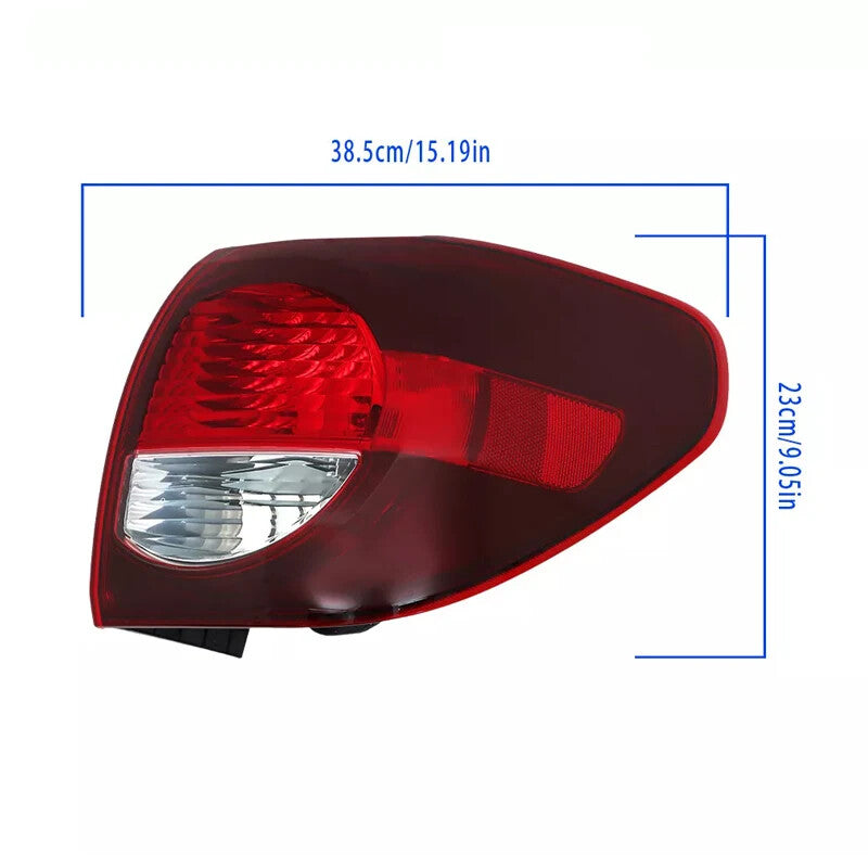 1. Dual taillights and rear brake lights without bulbs, applicable to for Toyota Sequoia 2018-2021.
