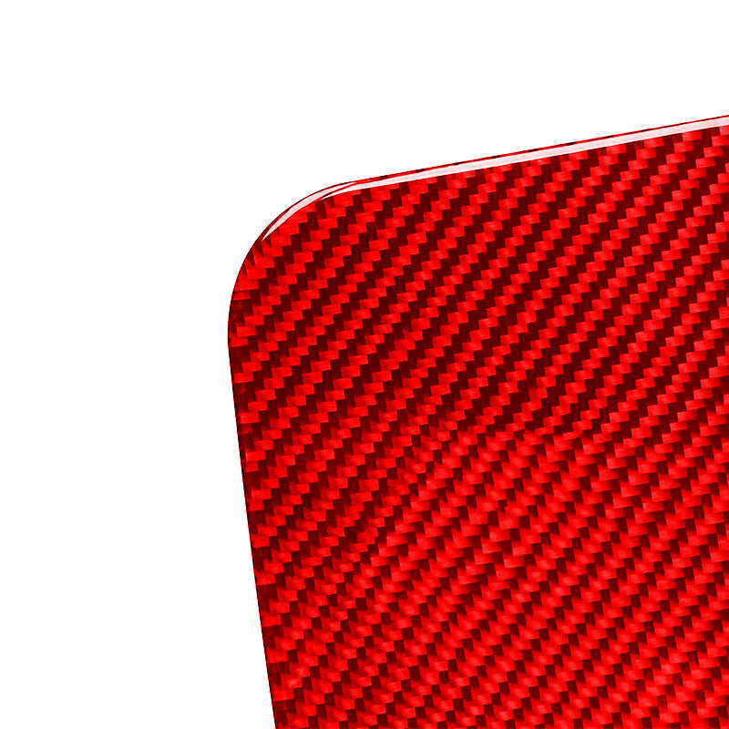 Red Carbon Fiber Driver Side Air Vent Outlet Trim Cover for Ford F150 2004-2008