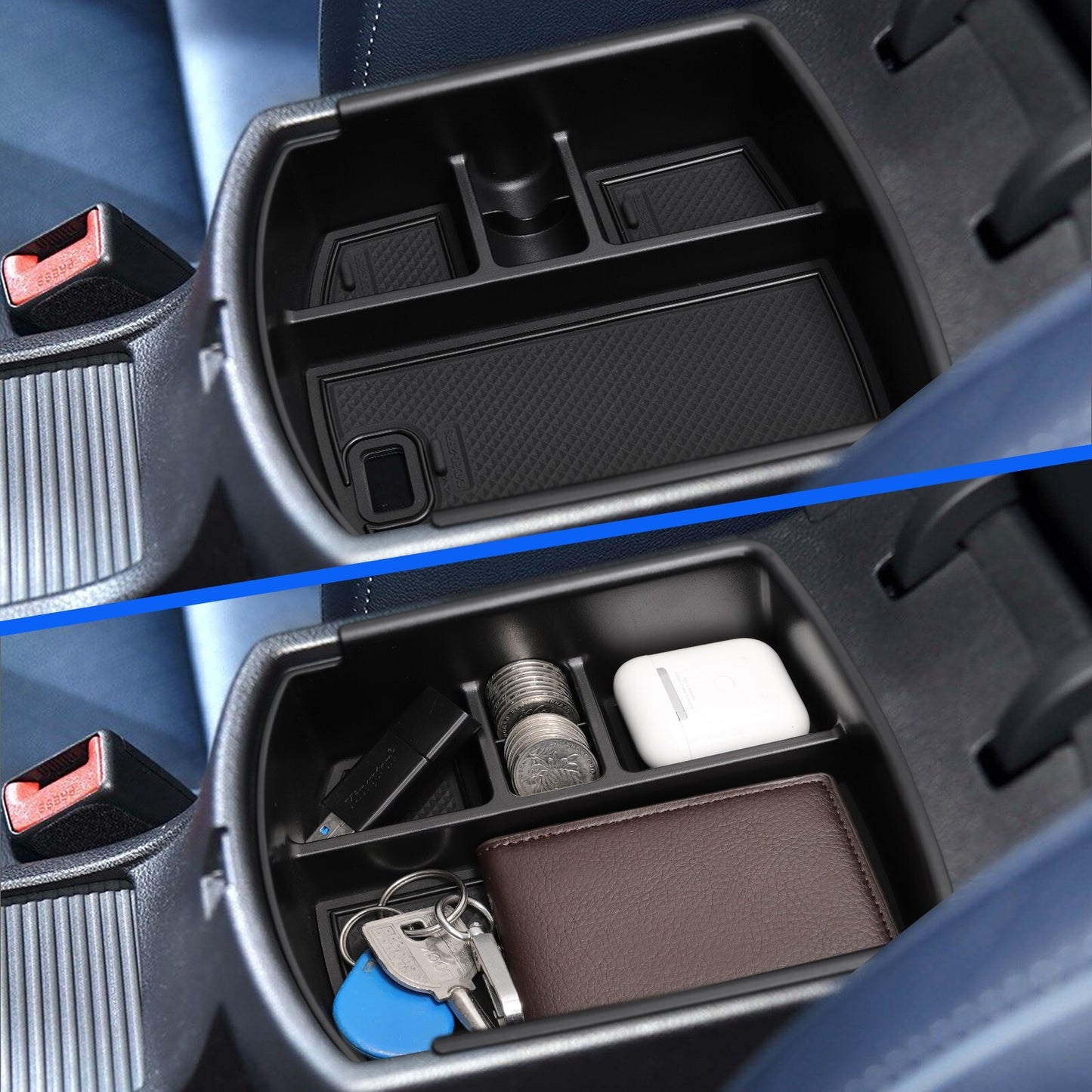 for Hyundai I30 I30 N Right Rudder 2018-2025 Armrest Storage Box Tray Organizers