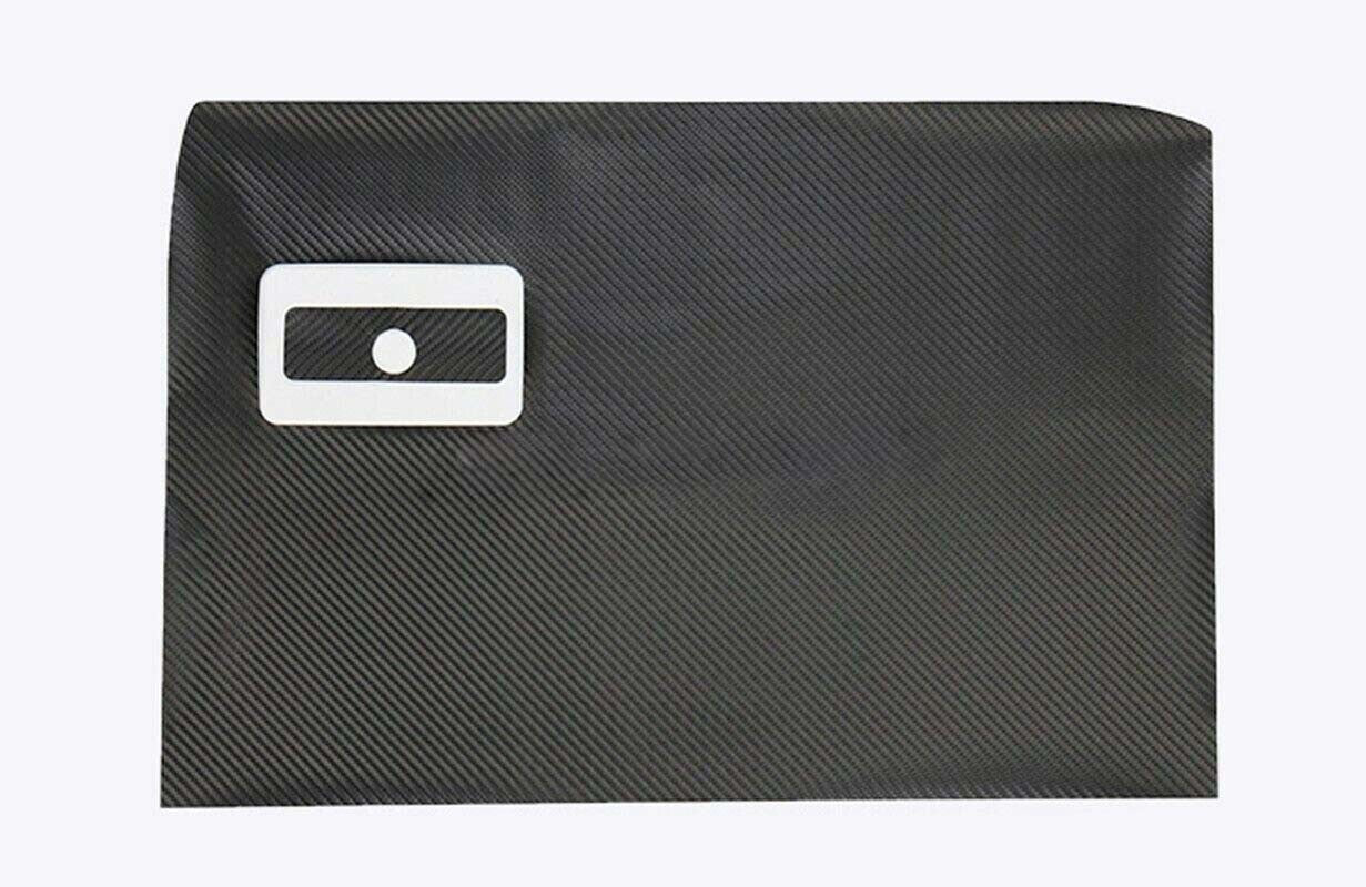 Carbon Fiber Leather for Co -Pilot Anti-Kick Decoration for ford F-150 F150 2017-2021