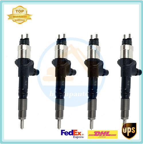 4X Fuel Injector 095000-9690 1J500-53051 for Kubota V3800 V3800T Diesel
