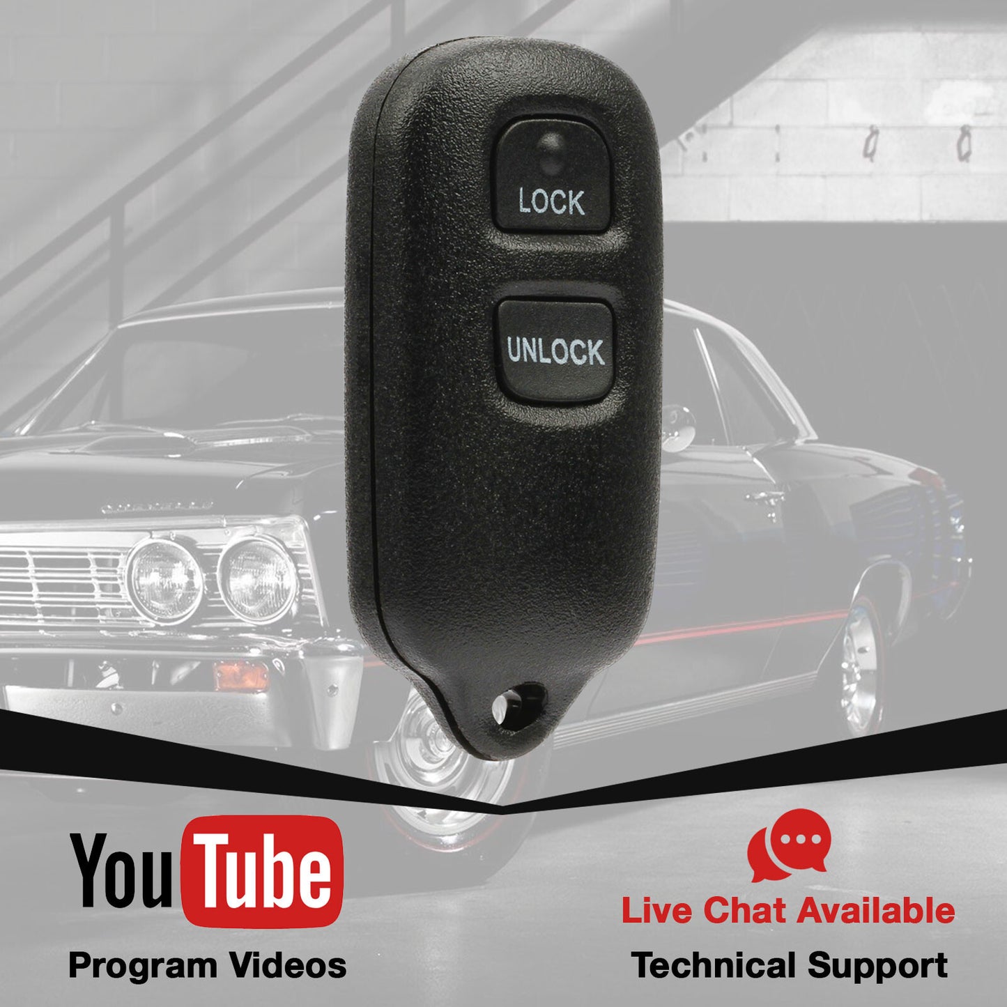 Remote control Fob compatible with for Toyota for Corolla (BAB237131-056) from 1998 to 2004.