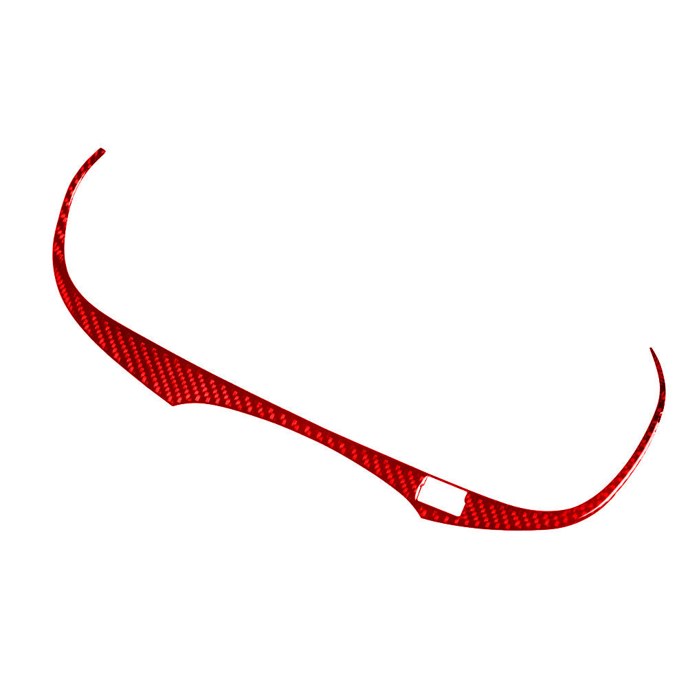 Red Carbon Fiber Speedometer Decal Panel Cover Trim for Hyundai Azera 2006-2011