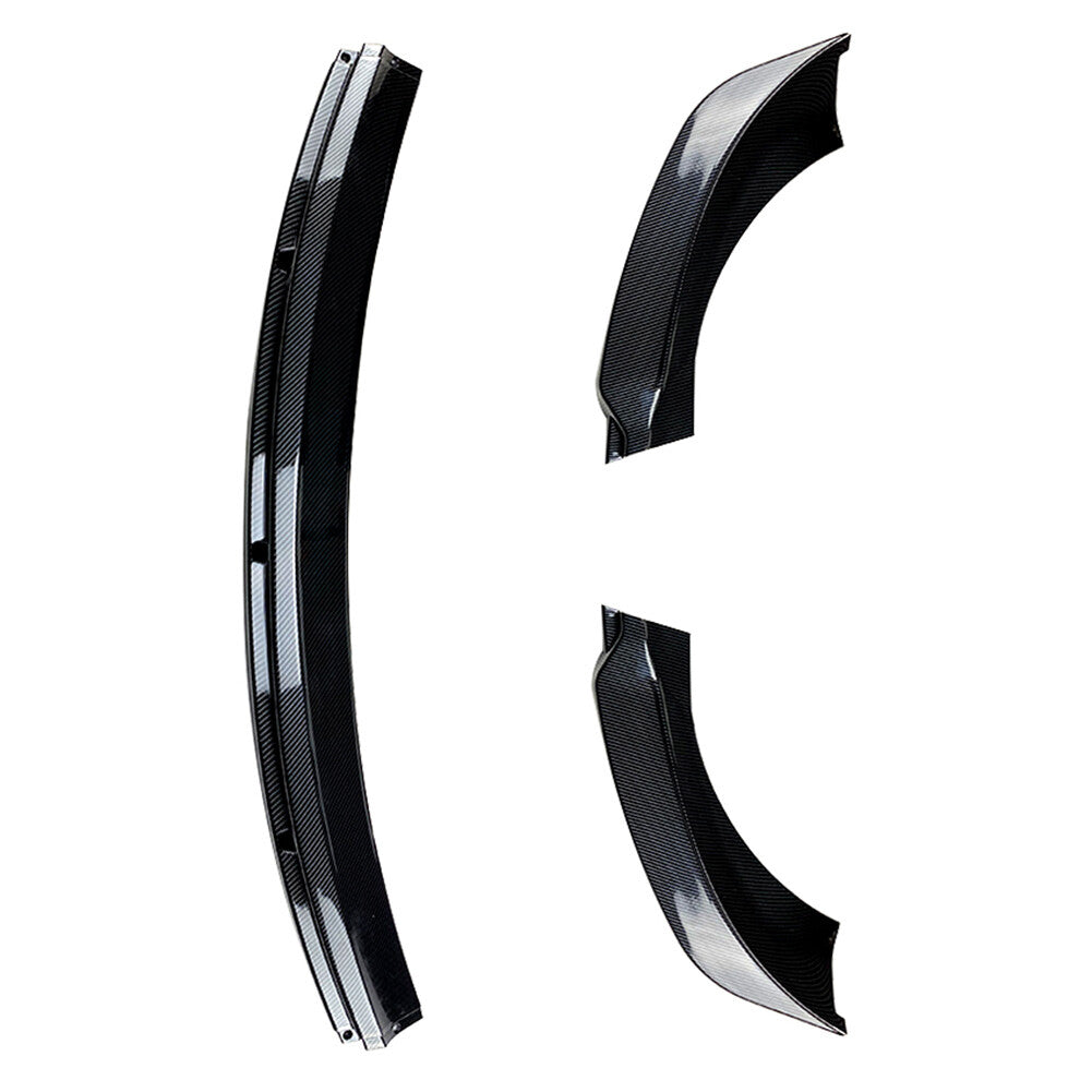 Car Front Bumper Lip Chin Spoiler Splitter Fit for Tesla Model 3 2017-2021 20 19 18