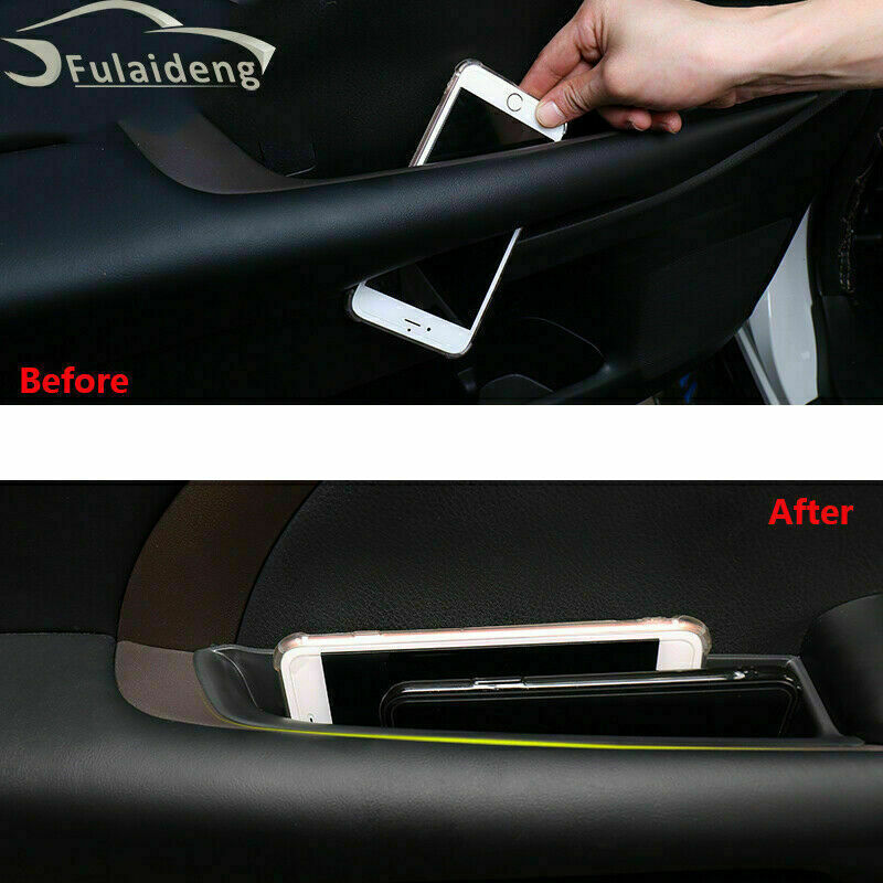 4X Inner Door Handle Armrest Storage Box Container for Toyota Highlander 2014-19