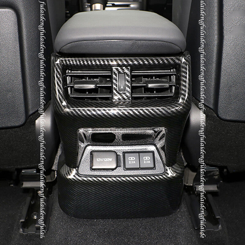 for Lexus ES350/300h/250 2019-2022 Carbon Fiber Rear Air Vent Outlet cover trim