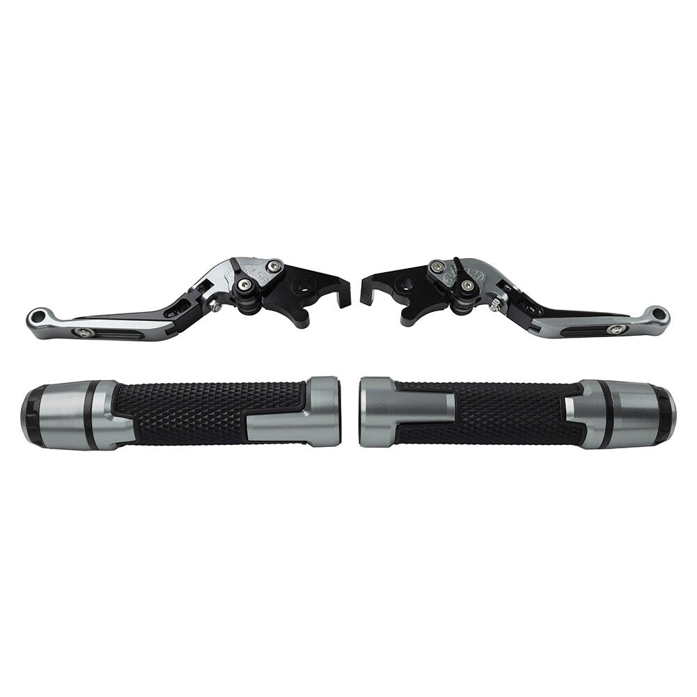 Folding Extendable Brake Clutch Levers Handlebar Grips Fit For Benelli TRK502/X