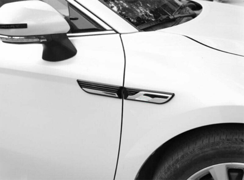 for Toyota for Camry 2018-2024 black+silver Front Side Door Fender Cover Trim decor