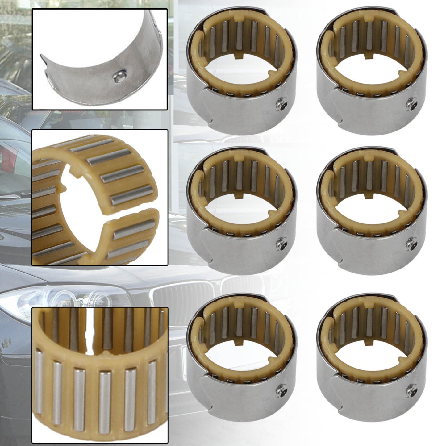 6-piece set of eccentric shaft camshaft needle bearings suitable for BMW 11377615379
