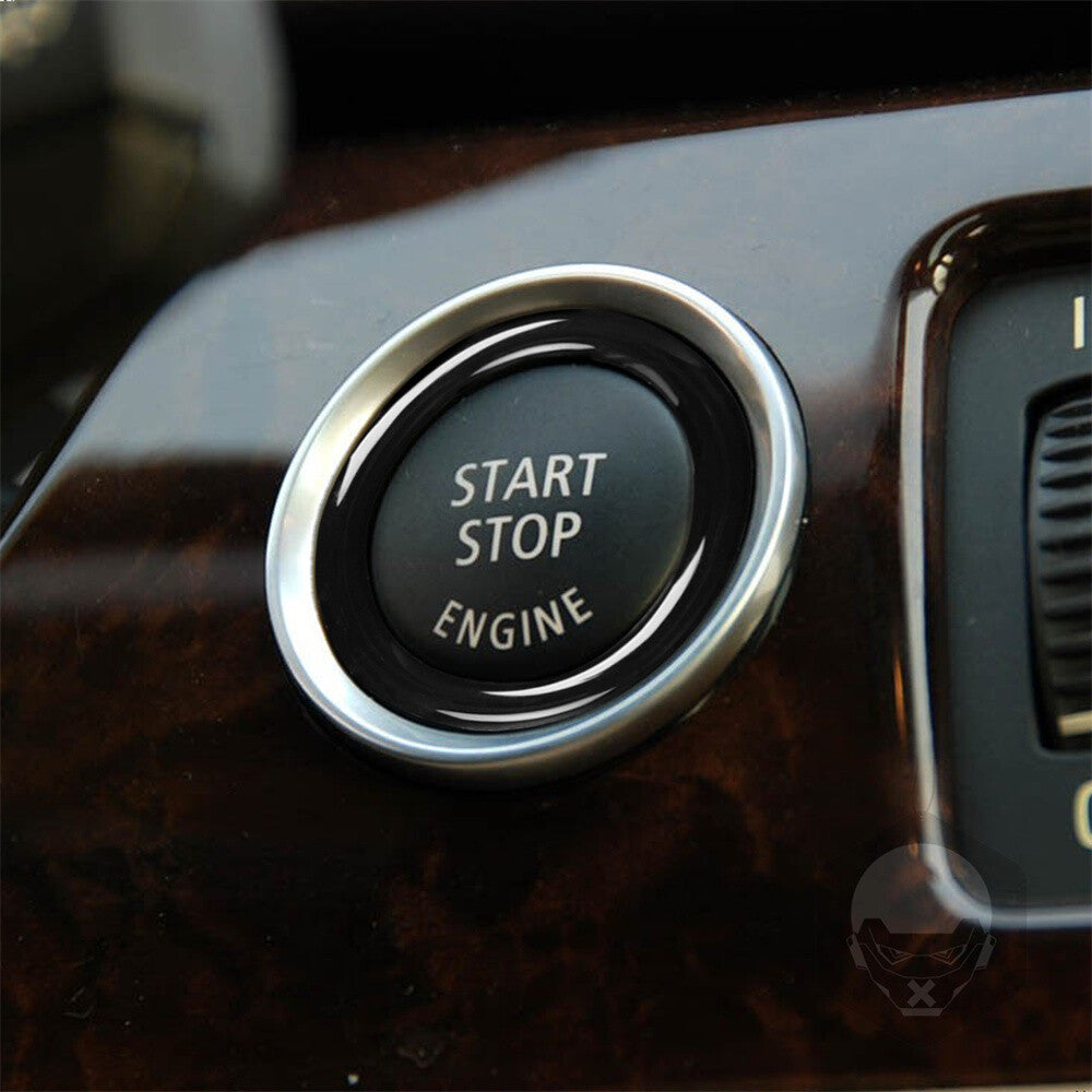 Black Engine Start Stop Button Cover for BMW 3 Series E90 E92 E93 Z4 E89 2009-12