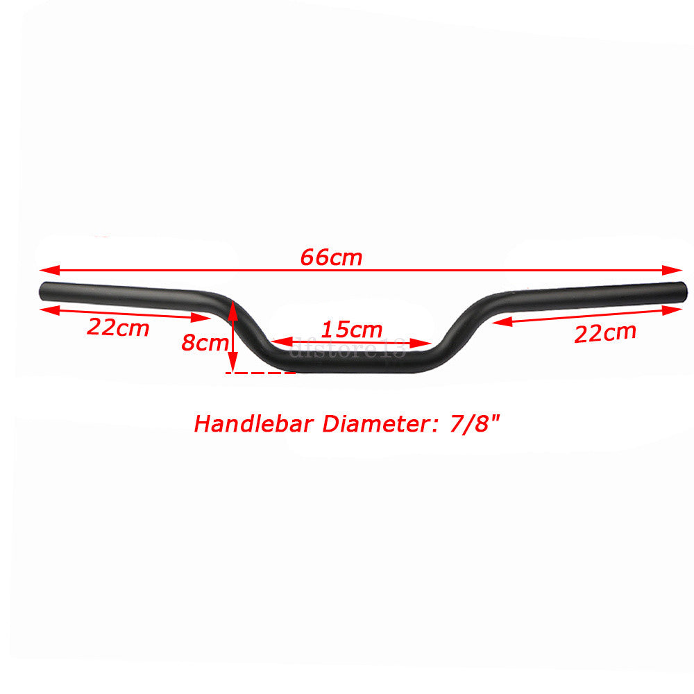 7/8 inch 22 mm handlebars for European motorcycles, compatible with for Honda and for Kawasaki general-purpose motorcycles.