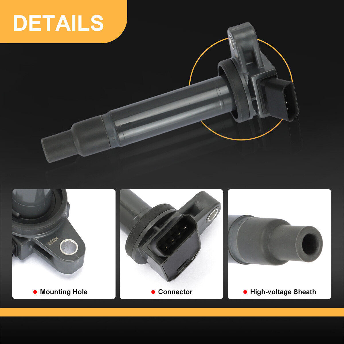 4PCS for Toyota for Lexus V8 4.3L 4.7L 5.7L NEW Engine Ignition Coil 90919-02230400