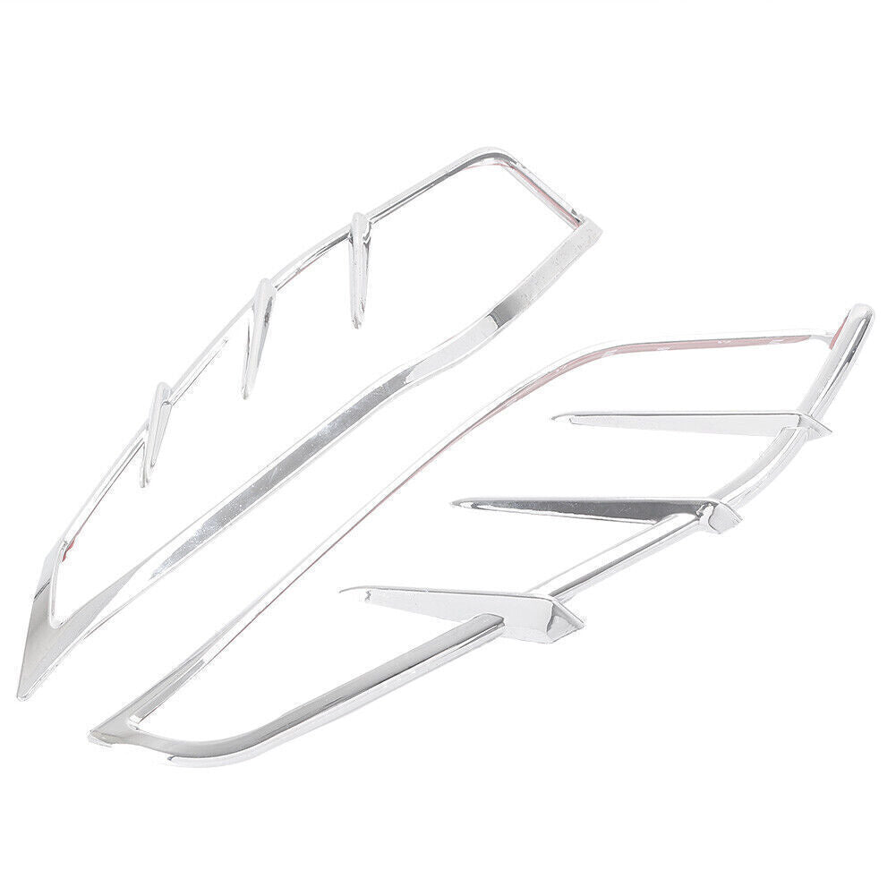 2x Chrome Mid-Frame Deflectors Trim for Harley Touring 2009-2016 2015 2014 13 12