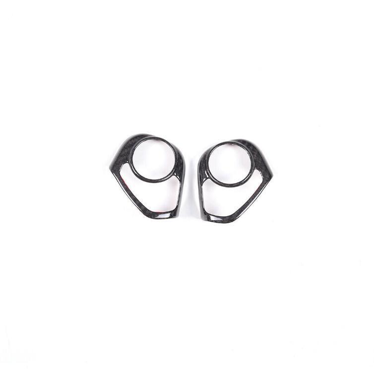 for Toyota 86/ for Subaru BRZ 17-22 Real Carbon Fiber Steering Wheel Button Cover 2x