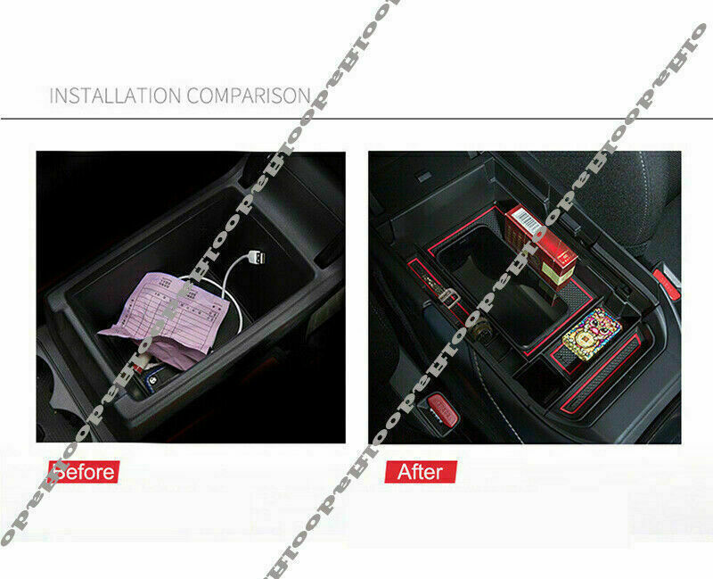 FOR 2020-2022 for Mazda CX-30 CX30 Center Console Armrest Storage Box Organizer Tray
