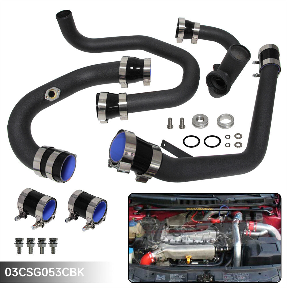 Intercooler Pipe Kit SSQV Sensor Flange for VW for Jetta for Golf GTI MK4 1.8T 98-05 BK