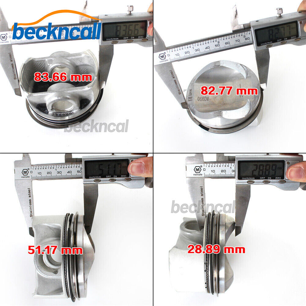 3.0T Piston Assembly Piston Ring for VW Touareg for AUDI A4 A5 A6 A7 for A8 Q5 Q7