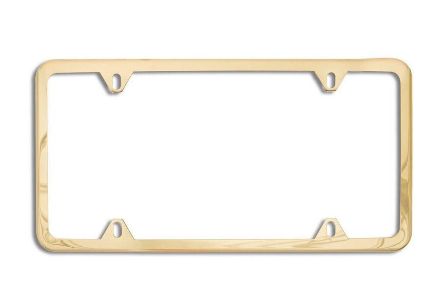 Gold-plated license plate, frame cover, and trunk lid for new for ford models