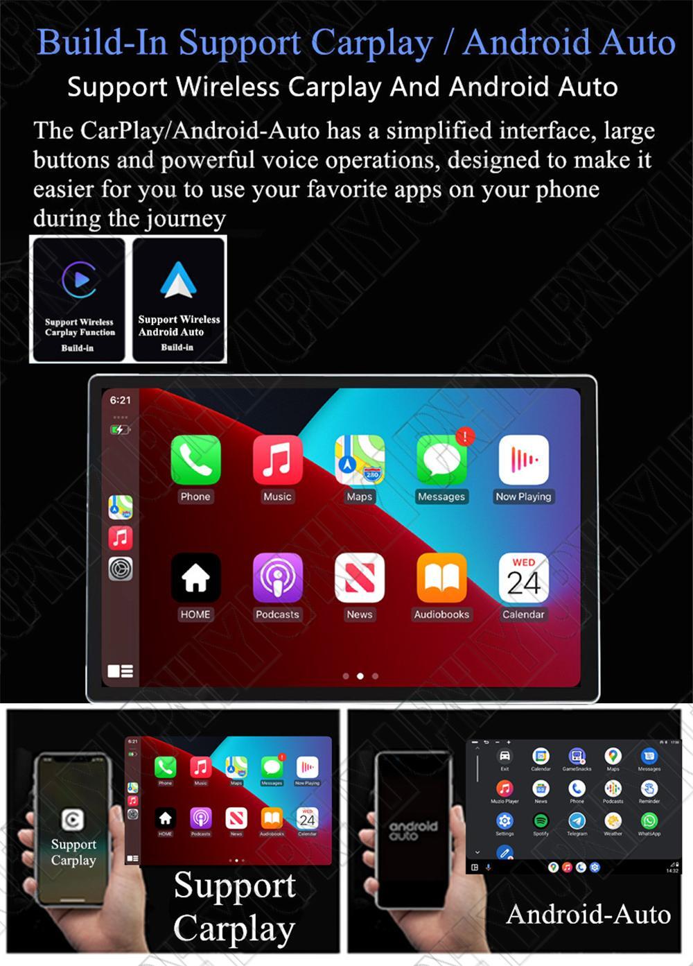 For 18-24 for Mercedes for Benz Sprinter Carplay 4+64GB Radio Stereo GPS Head Unit 13.3