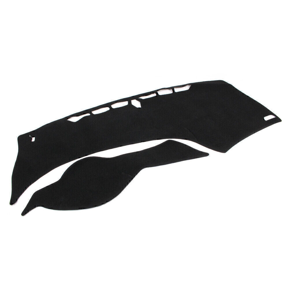 Black Polyester Dash Mat Dashboard Cover Dashmat for Honda for Civic 2012-2015 13