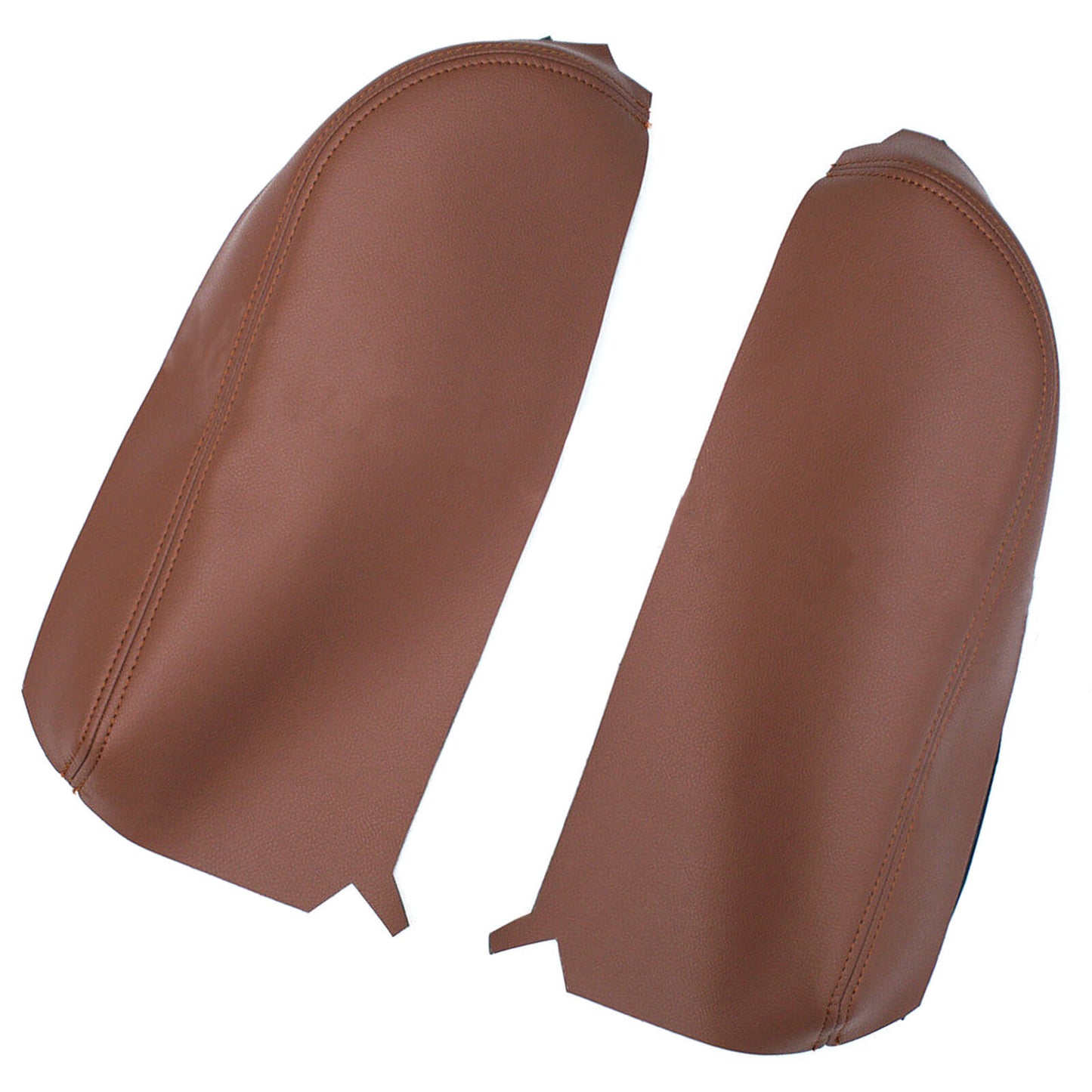 Brown Leather Center Console Lid Armrest Cover Skin for Acura MDX 2007-13