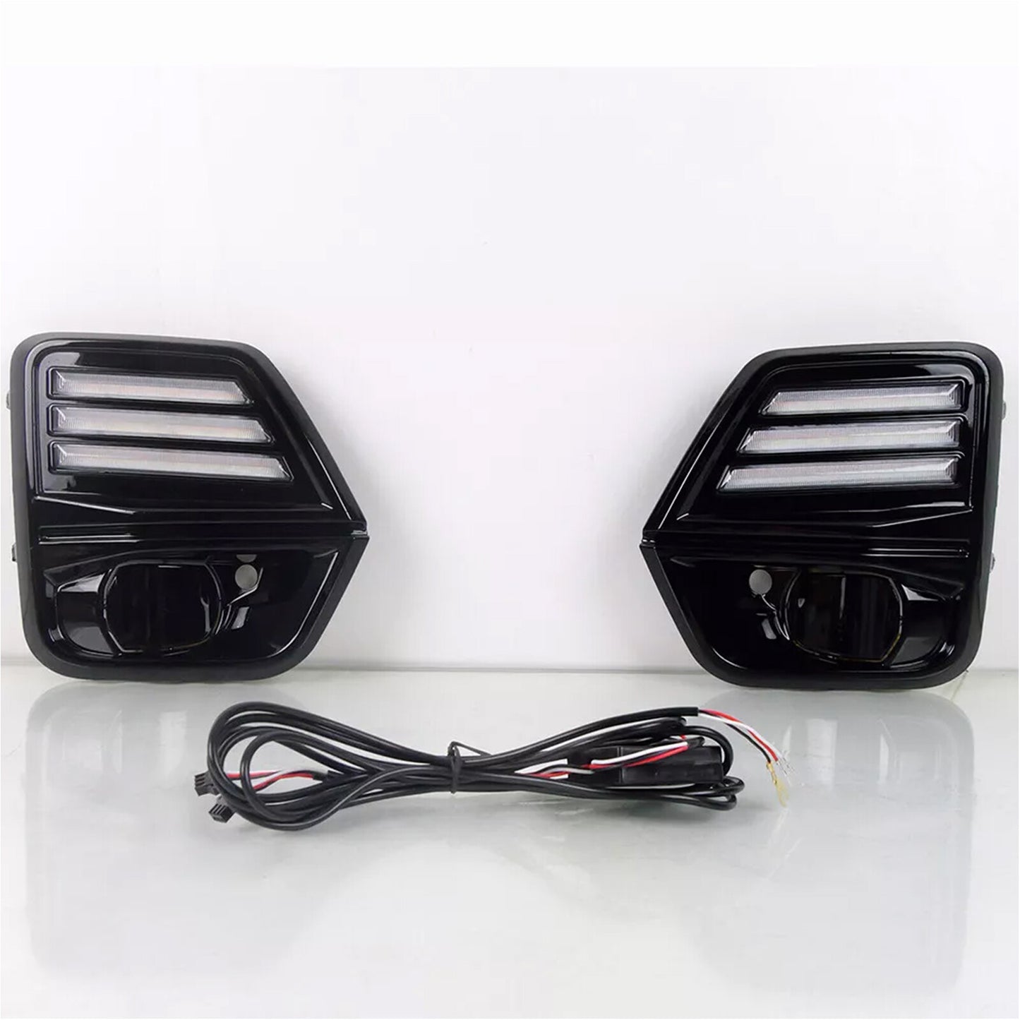2X LED fog lights, daytime running lights, and turn signals are compatible with for Chevrolet Colorado 23-24.