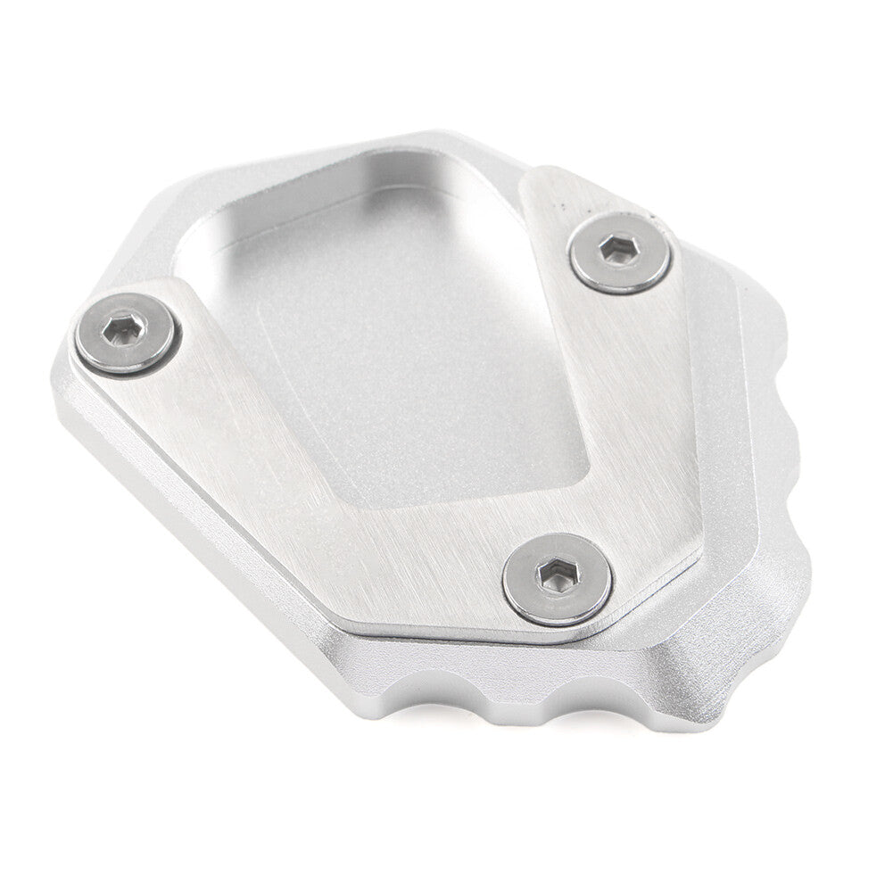 Seitenst?nder-Vergr??erungsfu?-St¨¹tzplatte f¨¹r for Honda CB650R 2019-23 Silber