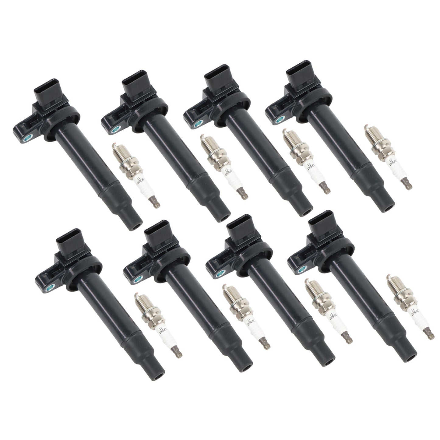 8 Ignition Coils 8 Iridium Spark Plugs for Toyota Tundra Sequoia 4.7L V8 UF230