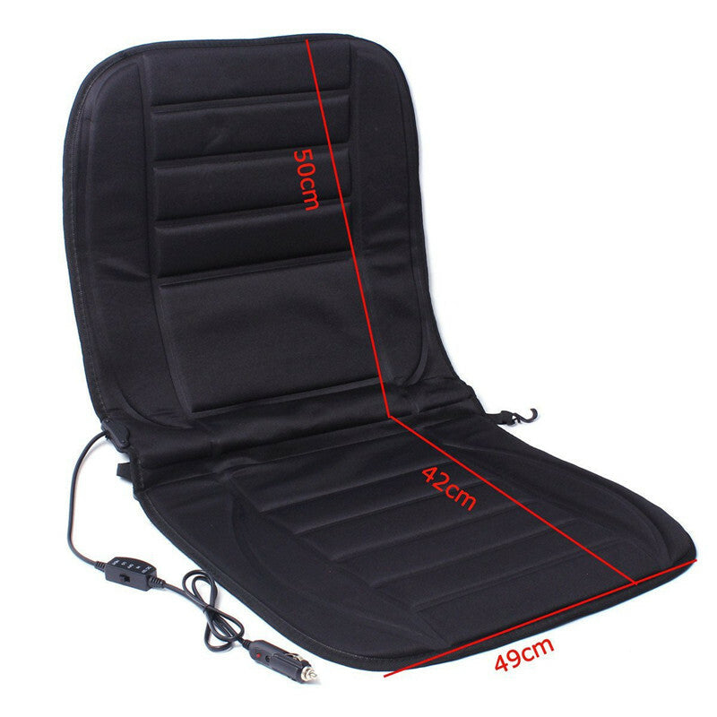 Car for Seat Mat Heater Universal 12V Heated Pad Heated Cushion Warmer High/Low Temp