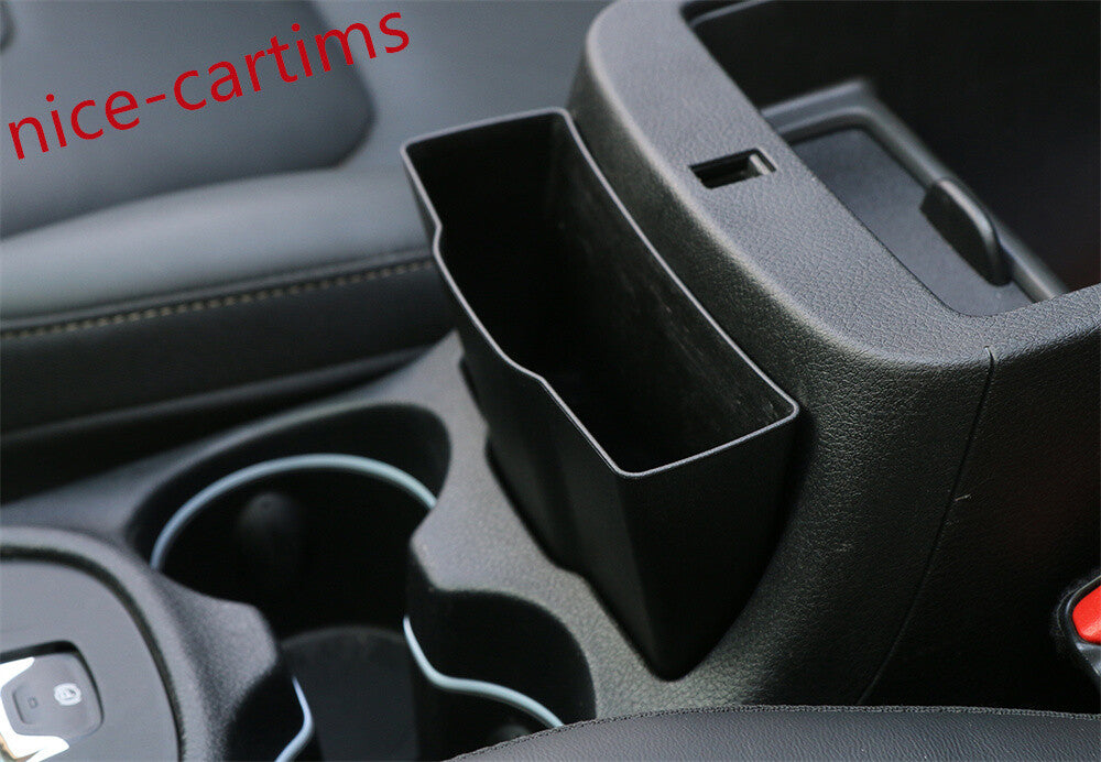 Black ABS Center Console Armrest Storage Box Holder Fits for Jeep Cherokee 2014+