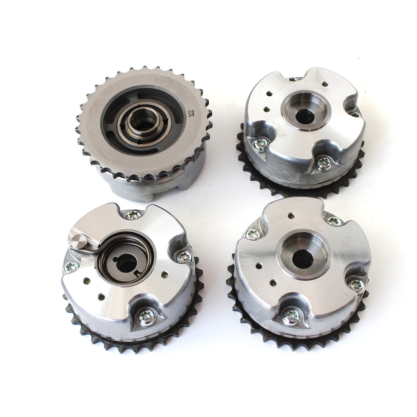 4Pcs Intake Exhaust Camshaft Adjuster VVT Gear for VW for Audi 4.2L 06E109083L
